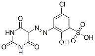 CAS 登录号：3773-16-8， (5E)-3-氯-6-氧代-5-[(2,4,6-三氧代-1,3-二嗪农-5-基)亚肼基]环己-1,3-二烯-1-磺酸