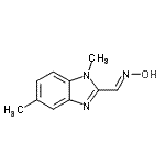 CAS 登录号：37735-11-8， (E)-1-(1,5-二甲基-1H-苯并咪唑-2-基)-N-羟基甲亚胺