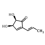 CAS#: 377735-34-7， (4R,5R)-4,5-Dihydroxy-2-[(1E)-1-Propen-1-Yl]-2-Cyclopenten-1-One