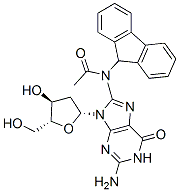 CAS#: 37819-60-6， N-[2-Amino-9-[(4S,5R)-4-Hydroxy-5-(Hydroxymethyl)Oxolan-2-Yl]-6-Oxo-3H-Purin-8-Yl]-N-(9H-Fluoren-2-Yl)Acetamide