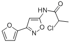 CAS#: 37853-38-6， 2-Chloro-N-(3-Furan-2-Yl-1,2-Oxazol-5-Yl)Propanamide