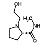 CAS#: 379229-38-6， 1-(2-Hydroxyethyl)-N-Methyl-L-Prolinamide