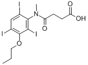 CAS#: 37938-64-0， 4-[Methyl-(2,4,6-Triiodo-3-Propoxyphenyl)Amino]-4-Oxobutanoic Acid