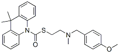 CAS#: 38044-63-2， (9,9-Dimethylacridin-10-Yl)-[2-[(4-Methoxyphenyl)Methyl-Methyl-Amino]Ethylsulfanyl]Methanone