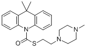 CAS#: 38044-66-5， 9,9-Dimethyl-10(9H)-Acridinecarbothioic Acid S-(2-(4-Methyl-1-Piperazinyl)Ethyl) Ester