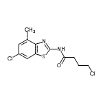 CAS#: 380469-30-7， 4-Chloro-N-(6-Chloro-4-Methyl-1,3-Benzothiazol-2-Yl)Butanamide