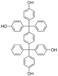 CAS#: 38050-97-4， P,P',P'',P'''-[1,4-Phenylenebisbenzylidyne]Tetrakisphenol