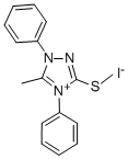 CAS#: 38054-60-3， 5-Methyl-3-(Methylthio)-1,4-Diphenyl-1H-1,2,4-Triazolium Iodide