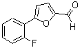 结构式 CAS# 380566-25-6, 5-(2-氟-苯基)-呋喃-2-甲醛