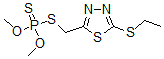 CAS#: 38090-95-8， (5-Ethylsulfanyl-1,3,4-Thiadiazol-2-Yl)Methylsulfanyl-Dimethoxy-Sulfanylidenephosphorane