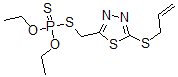CAS#: 38091-03-1， Diethoxy-[(5-Prop-2-Enylsulfanyl-1,3,4-Thiadiazol-2-Yl)Methylsulfanyl]-Sulfanylidenephosphorane