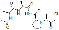 CAS#: 38104-40-4， (2S)-N-[(2S)-2-[[(2S)-2-Acetamidopropanoyl]Amino]Propanoyl]-1-[(2S)-4-Chloro-3-Oxobutan-2-Yl]Pyrrolidine-2-Carboxamide