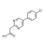 CAS#: 38107-00-5， [5-(4-Chlorophenyl)-2-Pyrimidinyl]Acetic Acid