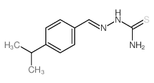 结构式 CAS# 3811-20-9, [(4-丙-2-基苯基)亚甲基氨基]硫脲