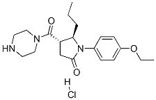 CAS#: 38124-08-2, (4S,5R)-1-(4-Ethoxyphenyl)-4-(Piperazine-1-Carbonyl)-5-Propylpyrrolidin-2-One Hydrochloride