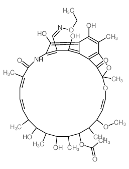 CAS#: 38128-90-4， 3-((Ethoxyimino)Methyl)-Rifamycin