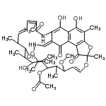 CAS#: 38128-92-6， (9E,19E,26E)-2,15,17,29-Tetrahydroxy-26-[(Isopropoxyamino)Methylene]-11-Methoxy-3,7,12,14,16,18,22-Heptamethyl-6,23,27-Trioxo-8,30-Dioxa-24-Azatetracyclo[23.3.1.1<Sup>4,7</Sup>.0<Sup>5,28</Sup>]Triaconta-1(28),2,4,9,19 ,21,25(29)-Heptaen-13-Yl Acetate