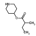 CAS#: 381725-65-1， 4-Piperidinyl 2-Methylbutanoate