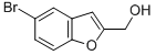 structure of CAS# 38220-77-8, (5-Bromo-1-Benzofuran-2-Yl)Methanol;(5-BROMO-1-BENZOFURAN-2-YL)METHANOL