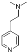 structure of CAS# 38223-06-2, 4-(2-Dimethylaminoethyl)Pyridine;N,N-Dimethyl-2-(4-Pyridyl)Ethanamine;Dimethyl-[2-(4-Pyridyl)Ethyl]Amine;N,N-Dimethyl-2-Pyridin-4-Yl-Ethanamine