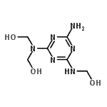 CAS#: 38228-20-5， ({4-Amino-6-[(Hydroxymethyl)Amino]-1,3,5-Triazin-2-Yl}Imino)Dimethanol