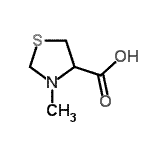 CAS#: 38254-70-5， 3-Methyl-1,3-Thiazolidine-4-Carboxylic Acid
