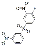 结构式 CAS# 383-21-1, 1-氟-2-硝基-4-(3-硝基苯基)磺酰基苯