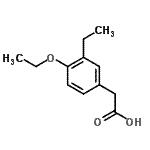 CAS#: 383134-75-6， (4-Ethoxy-3-Ethylphenyl)Acetic Acid