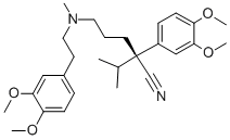CAS#: 38321-02-7， (+)-3-(3,4-Dimethoxyphenyl)-6-[(5,6-Dimethoxyphenethyl)Methylamino]Hexane-3-Carbonitrile
