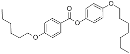 CAS#: 38454-39-6， 4-n-Heptyloxyphenyl 4'-n-Hexyloxybenzoate