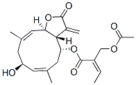 CAS#: 38456-36-9， [(3aR,4R,6E,8S,10E,11aR)-8-Hydroxy-6,10-Dimethyl-3-Methylidene-2-Oxo-3a,4,5,8,9,11a-Hexahydrocyclodeca[b]Furan-4-Yl] (Z)-2-(Acetyloxymethyl)But-2-Enoate