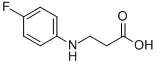 结构式 CAS# 38470-22-3, N-(4-氟苯基)-3-氨基丙酸