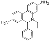 CAS#: 38483-26-0， 5,6-Dihydro-3,8-diamino-5-ethyl-6-phenylphenanthridine