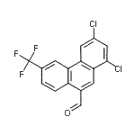 CAS#: 38492-84-1， 1,3-Dichloro-6-(trifluoromethyl)-9-phenanthrenecarbaldehyde