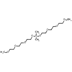 CAS#: 38495-30-6， 12,12-Dimethyl-2,5,8,11,13,16,19,22-Octaoxa-12-Silatricosane