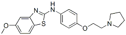 CAS#: 38519-94-7， 5-Methoxy-N-[4-(2-Pyrrolidin-1-Ylethoxy)Phenyl]-1,3-Benzothiazol-2-Amine