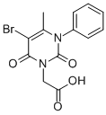 CAS#: 38523-05-6， 2-(5-Bromo-4-Methyl-2,6-Dioxo-3-Phenylpyrimidin-1-Yl)Acetic Acid