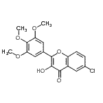 CAS#: 385381-94-2， 6-Chloro-3-Hydroxy-2-(3,4,5-Trimethoxyphenyl)-4H-Chromen-4-One