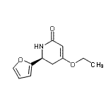 CAS 登录号：385435-19-8， (6S)-4-乙氧基-6-(2-呋喃基)-5,6-二氢-2(1H)-吡啶酮