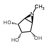 CAS#: 385443-39-0， (1R,2S,3S,4R,5S)-6-Methyl-6-Azabicyclo[3.1.0]Hexane-2,3,4-Triol