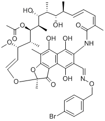 CAS#: 38601-55-7， 3-Formylrifamycin SV O-(4-bromobenzyl)oxime