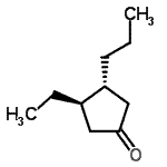 CAS#: 386272-93-1， (3R,4R)-3-Ethyl-4-Propylcyclopentanone