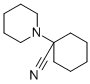 structure of CAS# 3867-15-0, 1-Piperidin-1-Ylcyclohexane-1-Carbonitrile;1-(1-Piperidyl)Cyclohexane-1-Carbonitrile;1-(1-Piperidyl)-1-Cyclohexanecarbonitrile;1-Piperidinocyclohexane-1-Carbonitrile