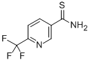 结构式 CAS# 386715-34-0, 6-(三氟甲基)-3-吡啶硫代甲酰胺