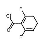 CAS#: 387337-22-6， 2,6-Difluoro-1,5-Cyclohexadiene-1-Carbonyl Chloride