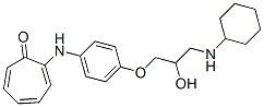 CAS#: 38768-00-2， 2-[[4-[3-(Cyclohexylamino)-2-Hydroxypropoxy]Phenyl]Amino]Cyclohepta-2,4,6-Trien-1-One