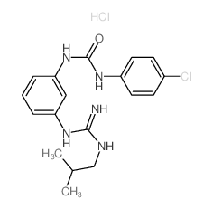 CAS#: 38787-32-5， 3-(4-Chlorophenyl)-1-[3-[(N'-(2-Methylpropyl)Carbamimidoyl)Amino]Phenyl]Urea Hydrochloride