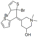 CAS#: 38795-19-6， 5-(Dithiophen-2-Ylmethylidene)-1,1-Dimethylpiperidin-1-Ium-3-Ol Bromide