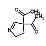 CAS#: 38806-16-5， 1,1'-(3,4-Dihydro-2H-Pyrrole-4,4-Diyl)Diethanone