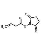 结构式 CAS# 388091-45-0, 1-(3-丁烯酰氧基)-2,5-吡咯烷二酮